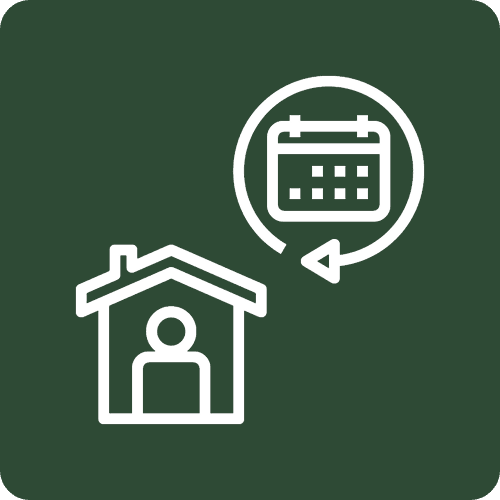 Work from home schedule icon