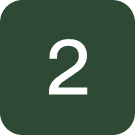 White number two on green rounded square