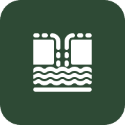 Water treatment plant icon
